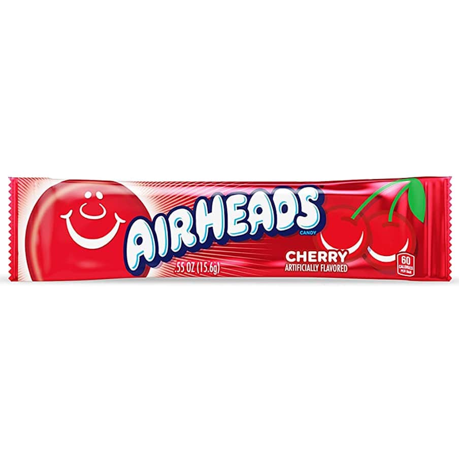 Košlājamā konfekte AIRHEADS (CHERRY), 15,6g