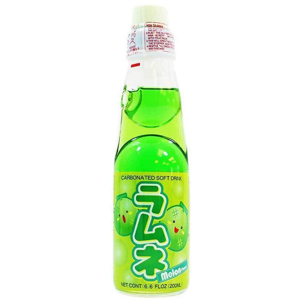 Refreshing drink Ramune (Melon), 200ml
