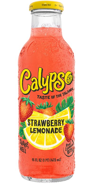 Refreshing drink CALYPSO (STRAWBERRY), 473ml