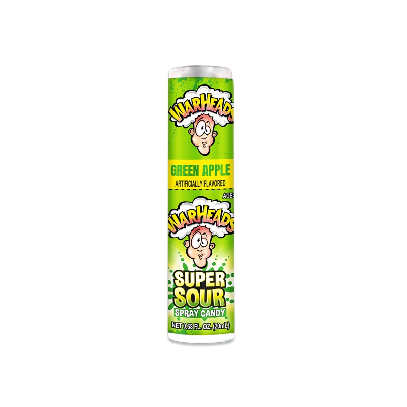 Spray candy WARHEADS (GREEN APPLE), 20ml