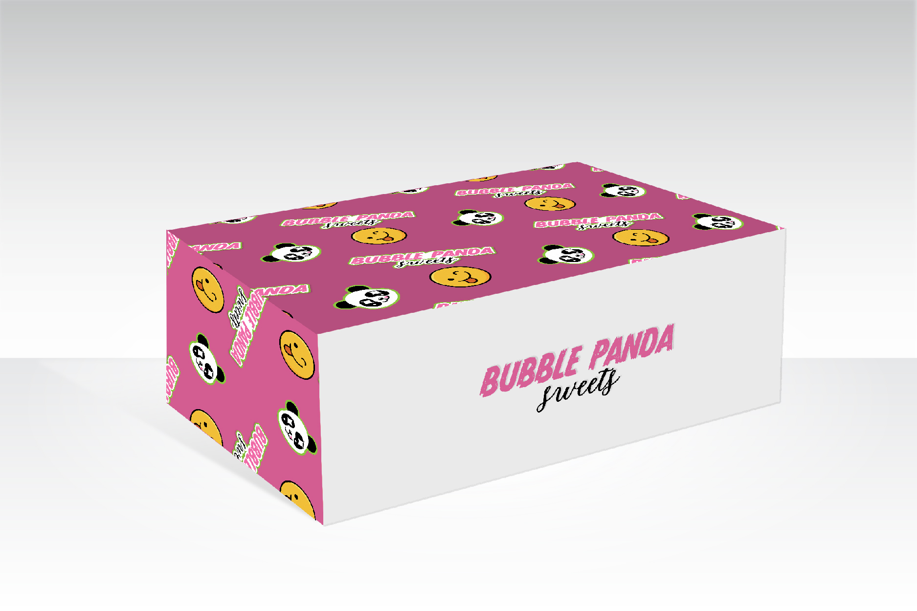 Panda carton box
