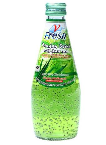 Kiwi juice V Fresh with basil seeds 290ML