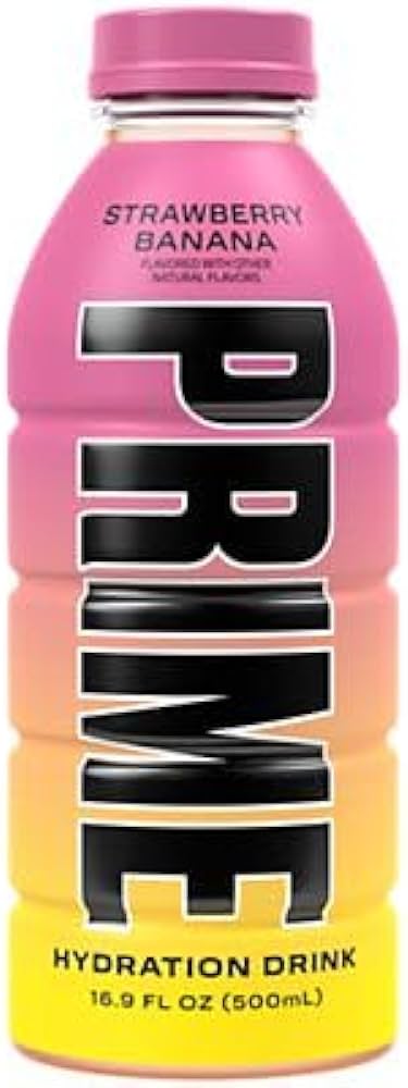 Hydration drink PRIME (STRAWBERRY BANANA) 500ML