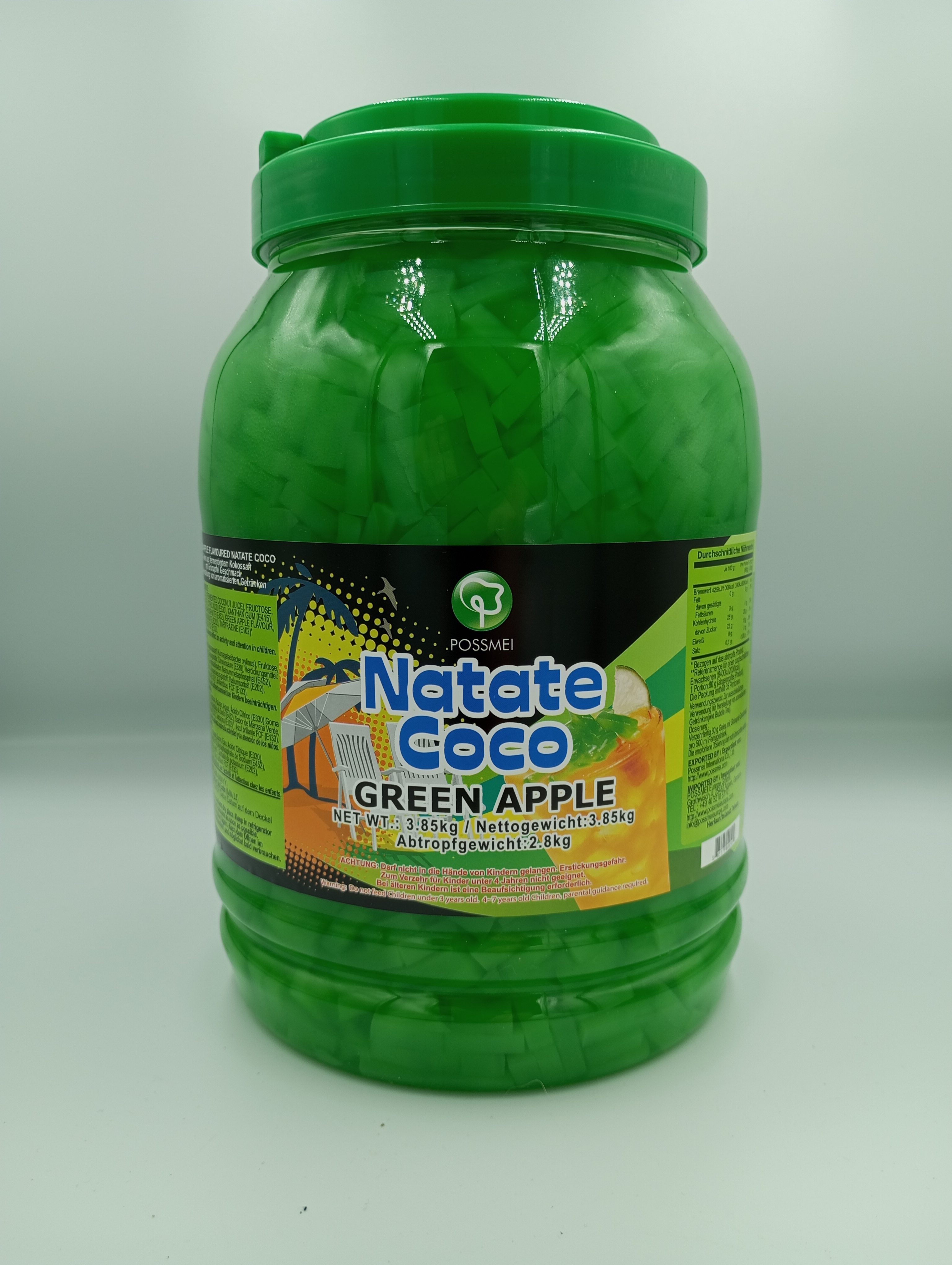 Ābolu želeja (nata te coco green apple jelly) 3,85 kg