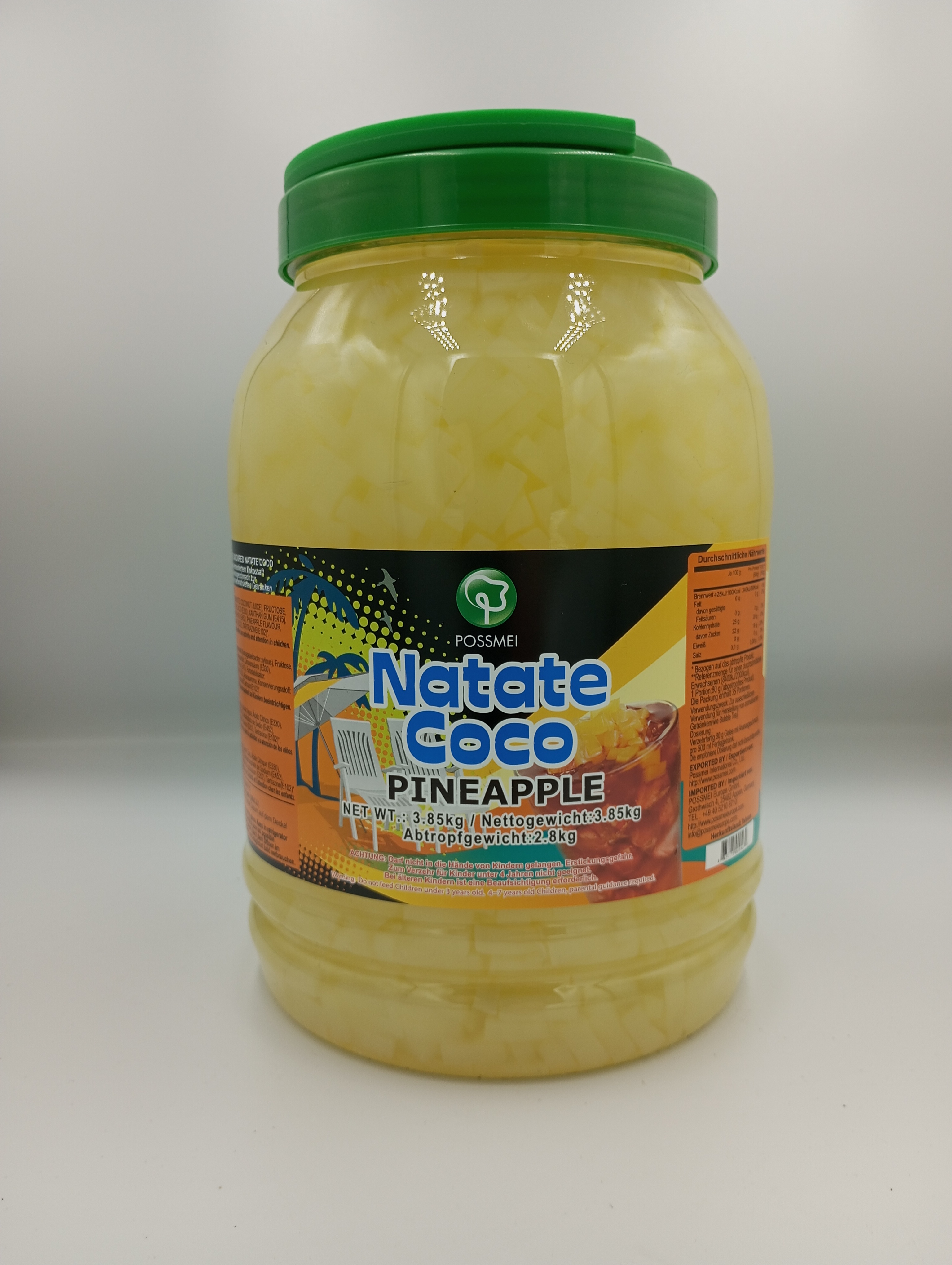 Ananāsu želeja ( nata te coco pineapple jelly) 3,85 kg